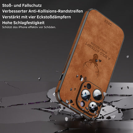 Luxury Leather Case for iPhone | Elegant Design & Shockproof Protection | High-Quality Material | Precise Fit & Cutouts | Thin & Lightweight | Available in Various Colors & Finishes