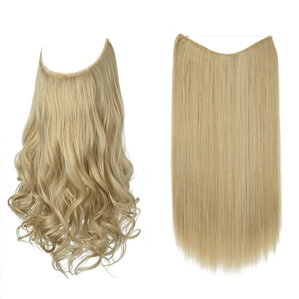 Invisible Wire Hair Extensions | Wavy & Straight Styles | Quick & Secure Application | Lightweight Comfort | Adjustable Wire for Custom Fit | No Clips & Hair-Friendly | Perfect for Effortless Length & Volume