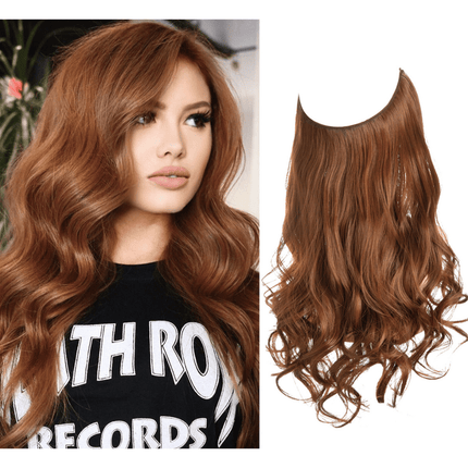 Invisible Wire Hair Extensions | Wavy & Straight Styles | Quick & Secure Application | Lightweight Comfort | Adjustable Wire for Custom Fit | No Clips & Hair-Friendly | Perfect for Effortless Length & Volume