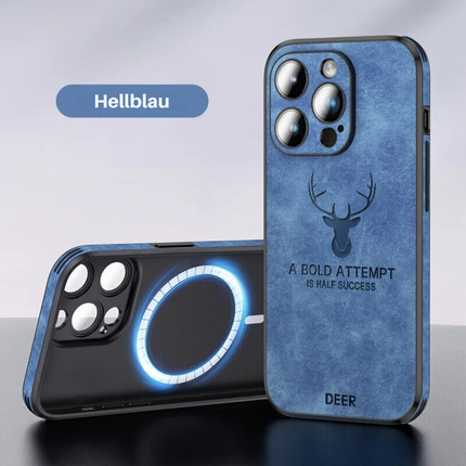 Luxury Leather Case for iPhone | Elegant Design & Shockproof Protection | High-Quality Material | Precise Fit & Cutouts | Thin & Lightweight | Available in Various Colors & Finishes