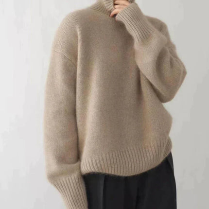 Classic Women's Cozy Turtleneck | Natural Warmth | Soft & Comfortable | Timeless Design | Runs Small, Size Up