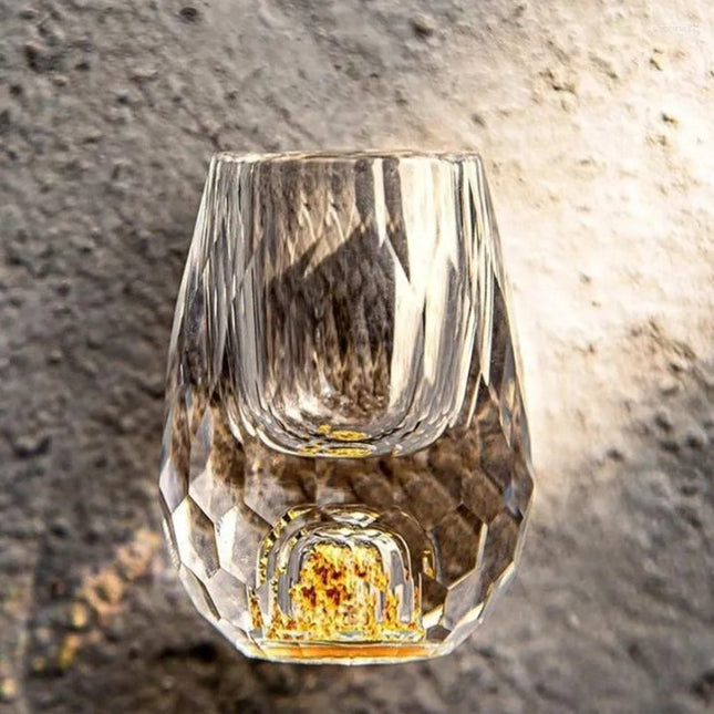 Crystal Glass Set of 6 | High-Quality Crystal Shot Glasses | Ideal for Whisky, Vodka, Liqueur | Elegant Party Drinkware | Durable and Easy to Clean | Timeless Design | 60 ml Capacity