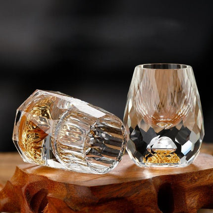 Crystal Glass Set of 6 | High-Quality Crystal Shot Glasses | Ideal for Whisky, Vodka, Liqueur | Elegant Party Drinkware | Durable and Easy to Clean | Timeless Design | 60 ml Capacity
