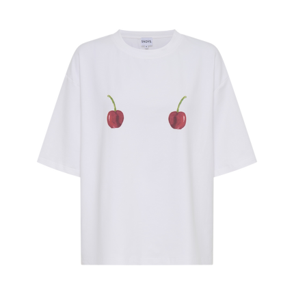 Heavyweight Cotton T-Shirt | Oversized Relaxed Fit | Drop Shoulders | Hand Drawn Digital Front Print | Soft Hand Feel | Unlined | True to Size