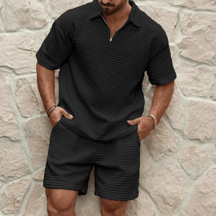 Men's Spring & Summer Activewear Set | High-Quality Fabric Mix | Stylish & Comfortable | Perfect for Exercise & Relaxation | Machine Washable