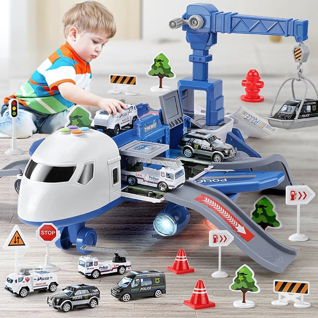 MegaPlane™ Interactive Toy | Working Lights & Sounds | Sturdy Construction | Educates Coordination & Creativity | Accessories Included | Playset for Kids | Aviation Adventure | Ages 3+