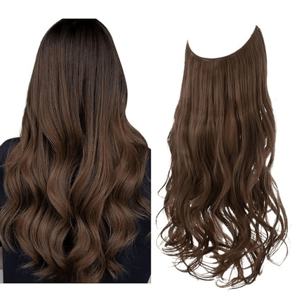 Invisible Wire Hair Extensions | Wavy & Straight Styles | Quick & Secure Application | Lightweight Comfort | Adjustable Wire for Custom Fit | No Clips & Hair-Friendly | Perfect for Effortless Length & Volume