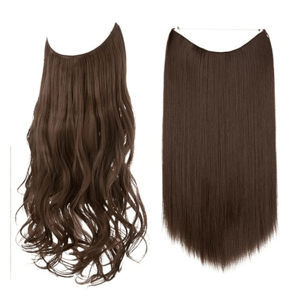 Invisible Wire Hair Extensions | Wavy & Straight Styles | Quick & Secure Application | Lightweight Comfort | Adjustable Wire for Custom Fit | No Clips & Hair-Friendly | Perfect for Effortless Length & Volume