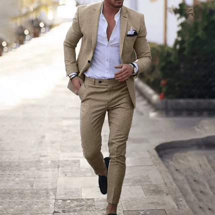 Michael - Blazer en broek voor mannen pak set - Visconte