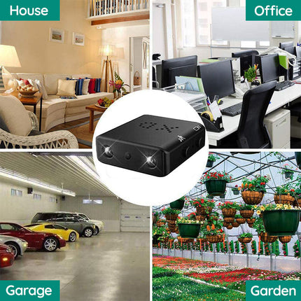 Micro HD Video Camera | Motion Detection | Night Vision | Audio | Sleek Design | Easy Operation | Loop Recording | Day & Night Capture | Portable Surveillance | Home & Office Security Monitoring