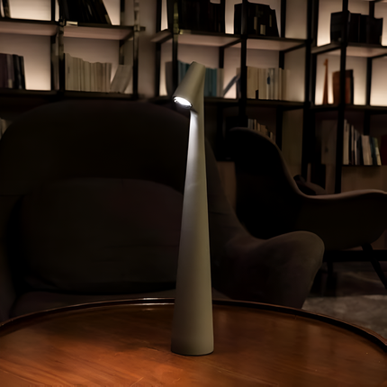 Dimmable LED Table Lamp | Minimalist Nordic Design | Cordless Portable Lighting | Touch Control | Warm Light | Eye-Protection | Energy-Efficient | Perfect for Work & Relaxation | 33x5 cm | 1800mAh Battery