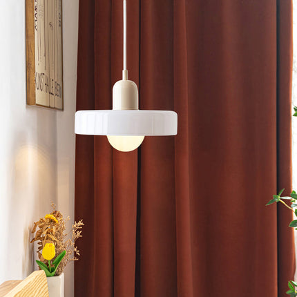 Bauhaus Pendant Light | Vivid Colored Glass | Modern Design | Functional Home Decor | Energy Efficient Lighting for Living Room, Dining Room, Bedroom