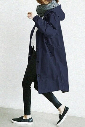 Van Hallen Melbourne | Women's Water-Repellent Trench | Rain & Wind Protection | Double-Breasted Coat | Elegant Beige | Sizes S-XL | Chic & Practical Design for Everyday and Travel