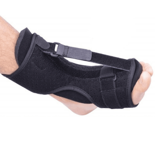 FlexiRelief Adjustable Nightfoot Brace | Supports for Aching Heels & Feet | Comfortable, Breathable Design for Restful Sleep | Aids in Relieving Plantar Fasciitis, Heel Spur, Drop Foot & Tendonitis