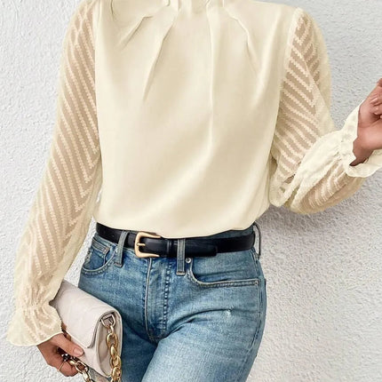 High-Neck Blouse voor vrouwen - Visconte