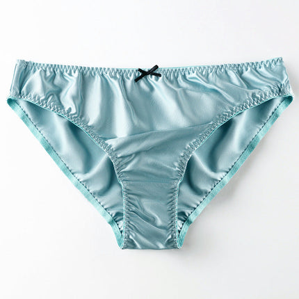 Luxurious Silk Men's Underwear | Soft & Breathable | Elastic Waistband | No Ride-Up | Lightweight & Antibacterial | Comfort Fit丨Assorted Solid Colors