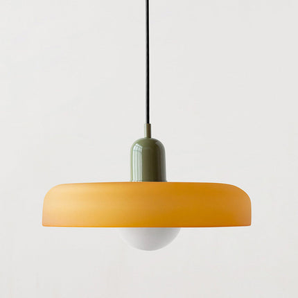 Bauhaus Pendant Light | Vivid Colored Glass | Modern Design | Functional Home Decor | Energy Efficient Lighting for Living Room, Dining Room, Bedroom