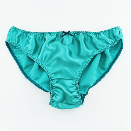 Luxurious Silk Men's Underwear | Soft & Breathable | Elastic Waistband | No Ride-Up | Lightweight & Antibacterial | Comfort Fit丨Assorted Solid Colors