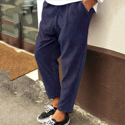 Armoire Melbourne Men's Comfortable Corduroy Trousers | Versatile Fit | Premium Quality Fabric | All-Season Wear | Easy Care | Perfect for Casual Outings | Timeless Style