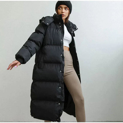 Padded Long Down Jacket for Women | Elise | Warmth & Style | Weather-Resistant | Modern Fit | Sizes S-4XL | Multiple Colors