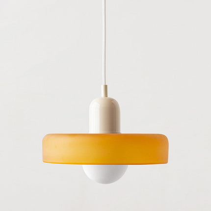 Bauhaus Pendant Light | Vivid Colored Glass | Modern Design | Functional Home Decor | Energy Efficient Lighting for Living Room, Dining Room, Bedroom