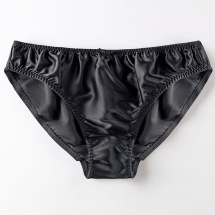 Luxurious Silk Men's Underwear | Soft & Breathable | Elastic Waistband | No Ride-Up | Lightweight & Antibacterial | Comfort Fit丨Assorted Solid Colors
