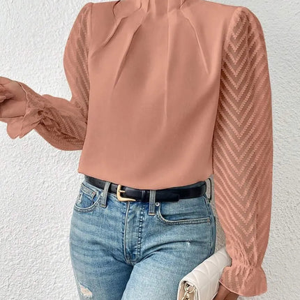 High-Neck Blouse voor vrouwen - Visconte