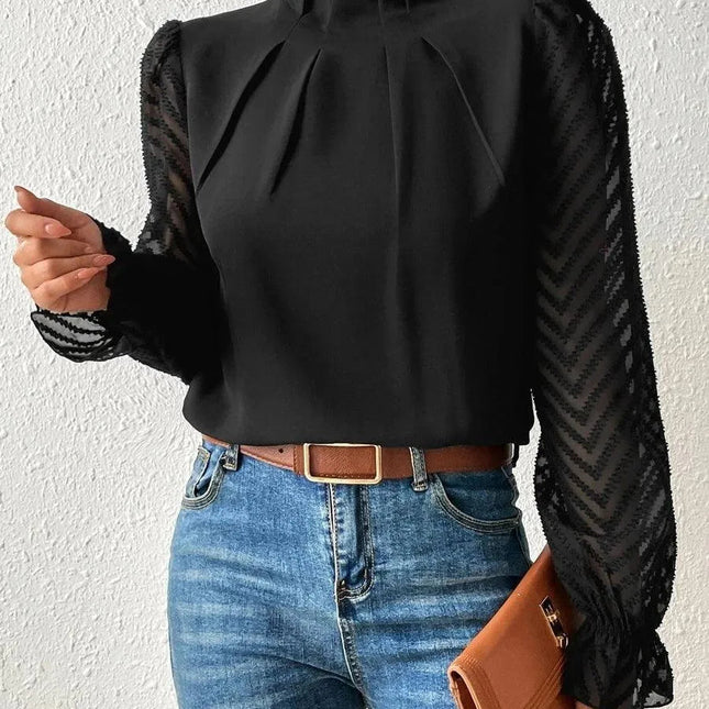 High-Neck Blouse voor vrouwen - Visconte
