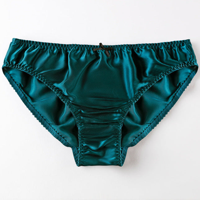 Luxurious Silk Men's Underwear | Soft & Breathable | Elastic Waistband | No Ride-Up | Lightweight & Antibacterial | Comfort Fit丨Assorted Solid Colors