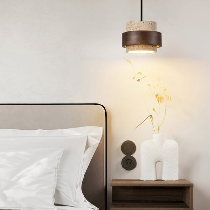 NOVASTONE | Sophisticated Pendant Light for Dining or Bedroom | Stylish & Luxurious Ceiling Fixture