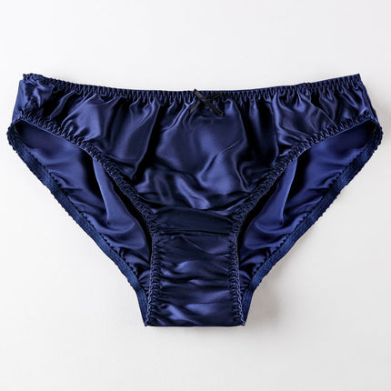 Luxurious Silk Men's Underwear | Soft & Breathable | Elastic Waistband | No Ride-Up | Lightweight & Antibacterial | Comfort Fit丨Assorted Solid Colors