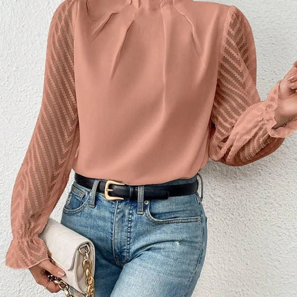 High-Neck Blouse voor vrouwen - Visconte