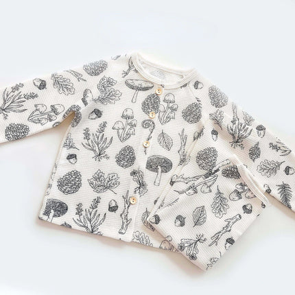 Mini Fashion™ | Breathable Cotton Sleepwear Set for Children | Soft Unisex Design | Hypoallergenic | Size 1 to 5 Years