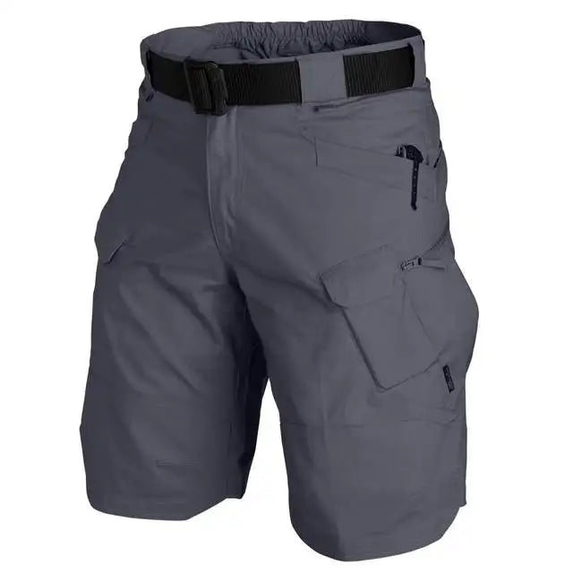 Men's Poly-Blend Tactical Shorts | Stretch Fabric | Breathable & Water-Resistant | Multiple Pockets for Storage | Outdoor & Casual Wear