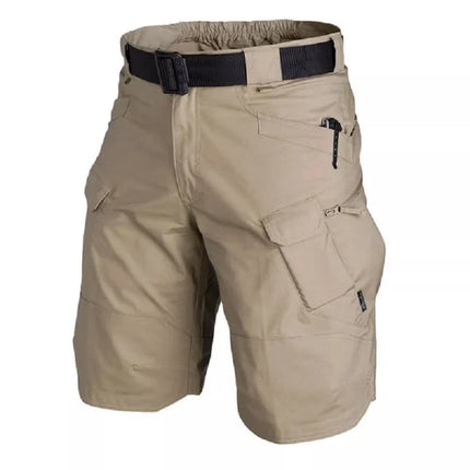 Men's Poly-Blend Tactical Shorts | Stretch Fabric | Breathable & Water-Resistant | Multiple Pockets for Storage | Outdoor & Casual Wear