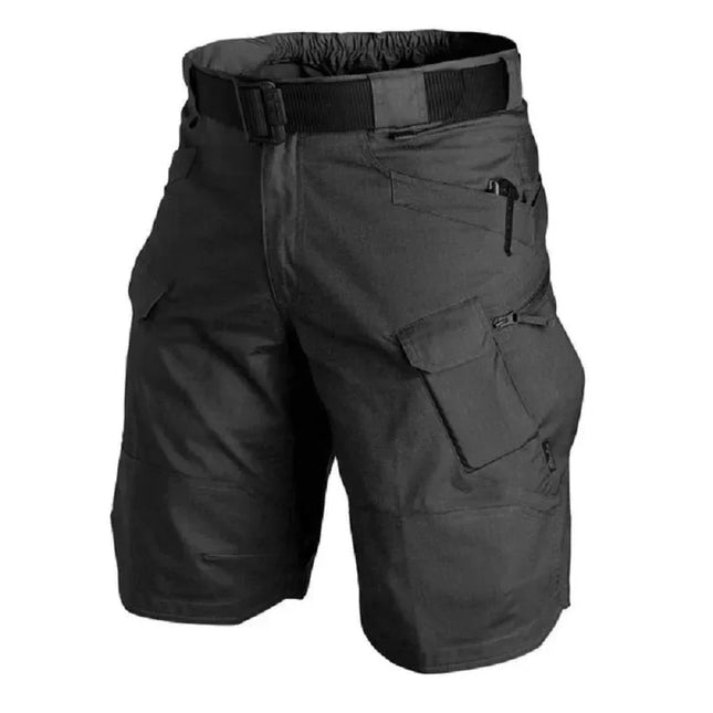 Men's Poly-Blend Tactical Shorts | Stretch Fabric | Breathable & Water-Resistant | Multiple Pockets for Storage | Outdoor & Casual Wear