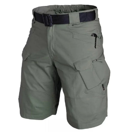 Men's Poly-Blend Tactical Shorts | Stretch Fabric | Breathable & Water-Resistant | Multiple Pockets for Storage | Outdoor & Casual Wear