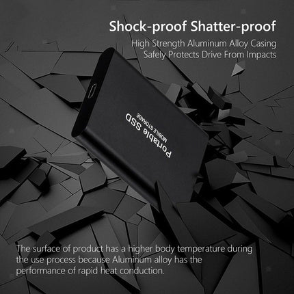 Ultra Speed External SSD | Lightning-Fast | Shock-Resistant | Compact | Up to 30TB Capacity | Aluminum Alloy Design | USB 2.0/3.0 Compatibility | PC, Mac, Android, Gaming Consoles | Portable Data Solution