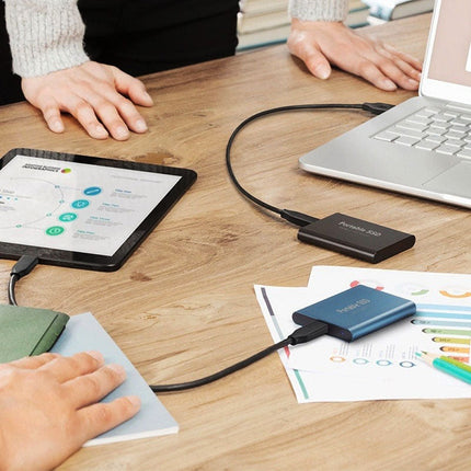 Ultra Speed External SSD | Lightning-Fast | Shock-Resistant | Compact | Up to 30TB Capacity | Aluminum Alloy Design | USB 2.0/3.0 Compatibility | PC, Mac, Android, Gaming Consoles | Portable Data Solution