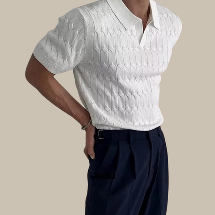 Classic Men's Polo Shirt | Short-Sleeved | Versatile Wardrobe Essential | Comfortable Classic Fit | Ideal for Casual or Semi-Formal Events | Pair with Chinos or Blazer