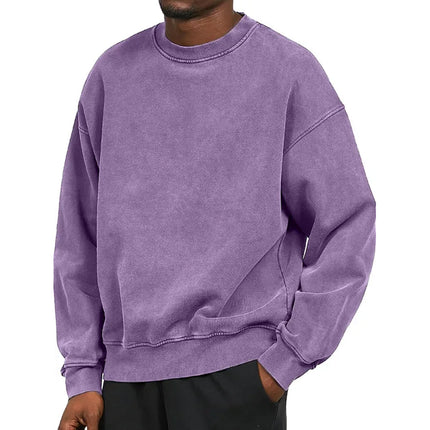 Jason Men's Slim Fit Sweater | Soft Cotton Blend | Minimalist Logo | Versatile Colors | Contemporary Knit Texture | Easy Care | Crew Neck | Ribbed Edges | Long Sleeve | Warm & Stylish