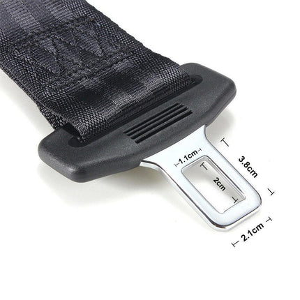 Sturdy Cable Seatbelt Extender | Robust & Comfortable Buckle Connector | Ideal for Limited Mobility, Tall Individuals & Professionals | No Installation Required | 38cm Length