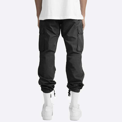 Men's Cargo Pants | Loose Fit | Adjustable Waistband | Multi-Pocket Design | Cotton-Polyester Blend | Ideal for Outdoor Adventures & Casual Wear | Available in Black, Grey, Green, Khaki, Orange, Red | Sizes S-5XL