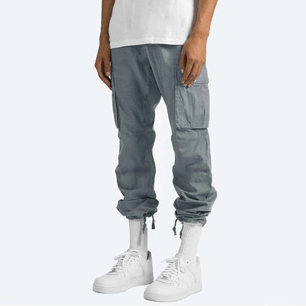 Men's Cargo Pants | Loose Fit | Adjustable Waistband | Multi-Pocket Design | Cotton-Polyester Blend | Ideal for Outdoor Adventures & Casual Wear | Available in Black, Grey, Green, Khaki, Orange, Red | Sizes S-5XL