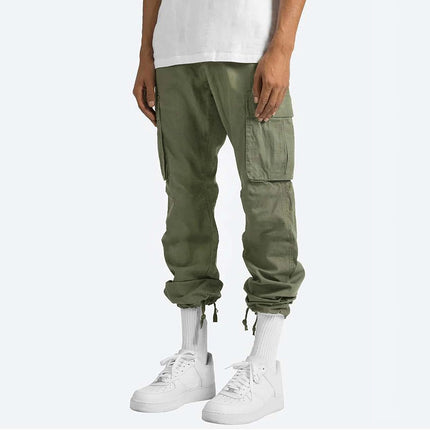 Men's Cargo Pants | Loose Fit | Adjustable Waistband | Multi-Pocket Design | Cotton-Polyester Blend | Ideal for Outdoor Adventures & Casual Wear | Available in Black, Grey, Green, Khaki, Orange, Red | Sizes S-5XL