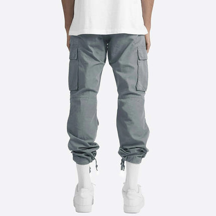 Men's Cargo Pants | Loose Fit | Adjustable Waistband | Multi-Pocket Design | Cotton-Polyester Blend | Ideal for Outdoor Adventures & Casual Wear | Available in Black, Grey, Green, Khaki, Orange, Red | Sizes S-5XL