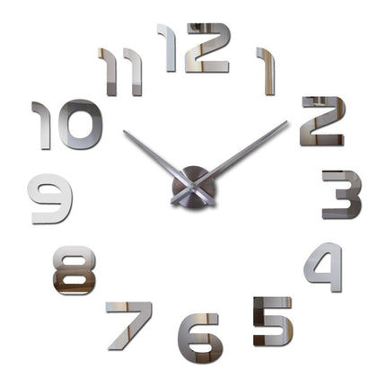 Acrylic 3D Wall Clock | Modern Quartz Design | 10 Colors | 3 Sizes | Artistic Home Decor | Bold Statement Timepiece