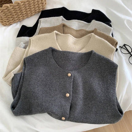 Women's Fine Merino Wool Vest | Soft Knit Layering | Cozy Autumn Essential | Regular Fit