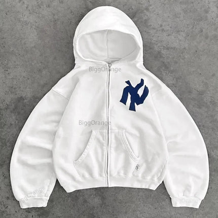 Y2K Style Hoodie | Unisex Oversized Fit | Abstract Art Design | Soft Cotton Blend | Casual Fashion