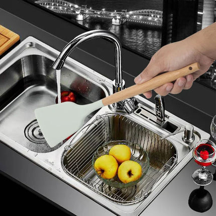Versatile Silicone Non-Stick Kitchen Utensil Set | 12pc Collection | Heat-Resistant BPA-Free Silicone Tools | Includes Turner, Ladle, Tongs, Spatula & More | Safe for All Cookware | Dishwasher Safe
